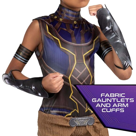 Black‎ Panther Shuri Costume Girls Jumpsuit Brown Marvel Avengers New Small - Picture 4 of 6